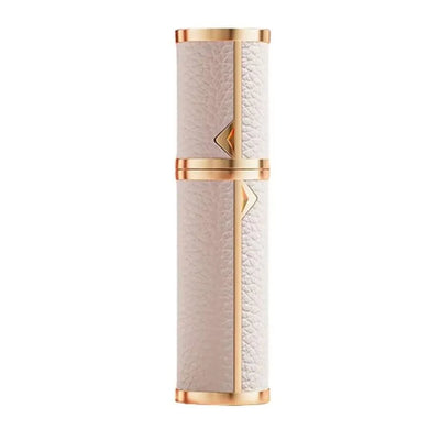Luxury Bottom-filled Perfume Bottle Aluminum Self-pumping 5ml Real Leather Spray Bottle Cologne Moisturizer Fragrance