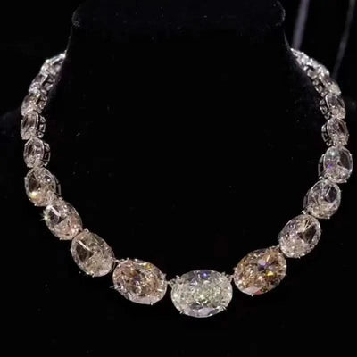 BELLUX High Quality Fine Jewellery 925 Sterling Silver Plated K Gold Necklace for Women