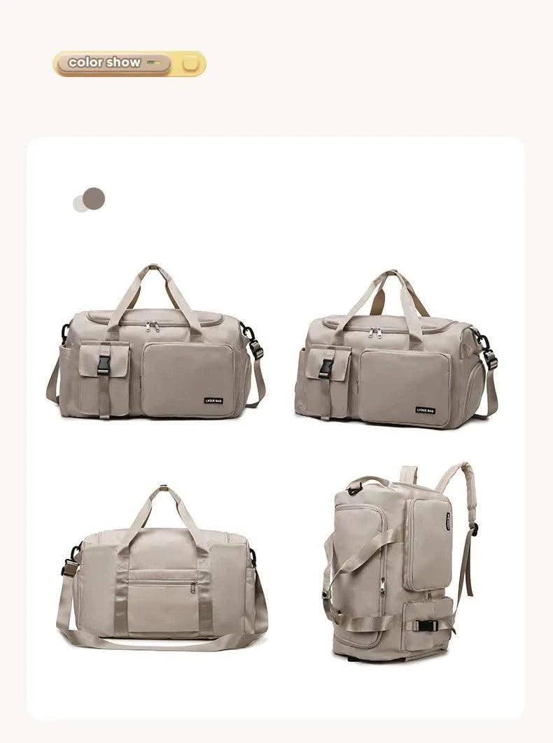 Women Travel Duffle Bag Travel Backpack Multi-functional Outdoor Sports