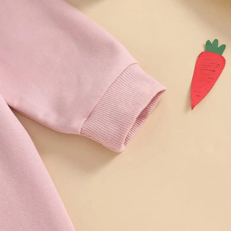 Rabbit  Embroidered Jumpsuit for Infants and Young Children  |Spring Easter | Long Crawling Clothes