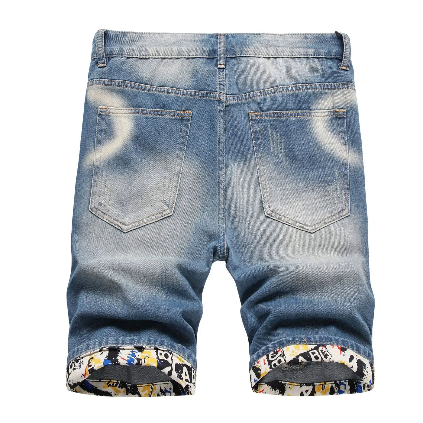 2023 Summer New Mens Ripped Short Jeans Brand Clothing Bermuda Cotton Shorts Men Thin Breathable Casual Denim Shorts