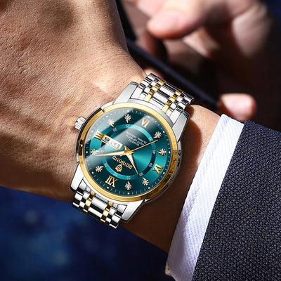 2025 Top Brand Luxury Fashion Diver Watch Men 30ATM Waterproof Date Clock Sport Watches Mens Quartz Wristwatch Relogio Masculino