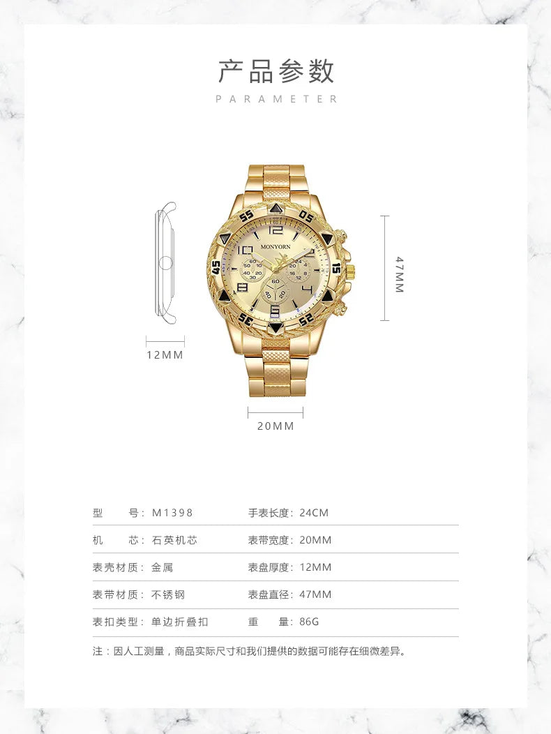 Mens Watches Luxury Brand Watches For Mens Fashion High Quality Luxury Simple WristWatch Business Full Steel Sports Male Clock