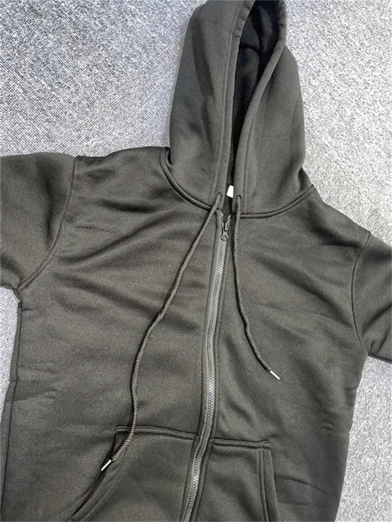 Zipper Hoodies Women/Men Trendy Long Sleeve Hooded Fleece Sweatshirt Casual Campus Streetwear Sportswear Hot Sales High Quality
