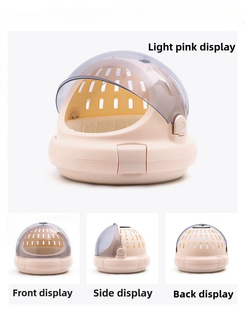 Pet Air Carrier Strong Bearing Capacity Travel Portable Car Space Capsule Small Cats Carriers Breathable Pet Products Supplies