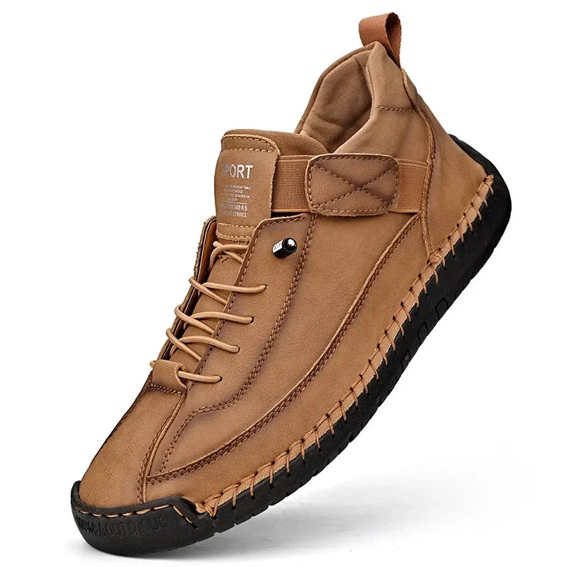 Men's Loafers Are Comfortable Easy To Wear High-quality Design Fashionable Lace Up Shoes Outdoor Walking Casual Fashion Shoes