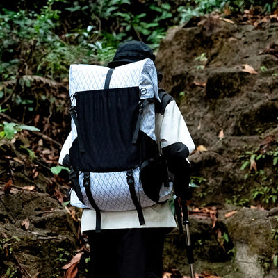 30L Hiking Backpack Daily Travel Wear-Resistant Waterproof Professional Climbing Large Capacity Roll-Up Shoulder Bag 2025 New