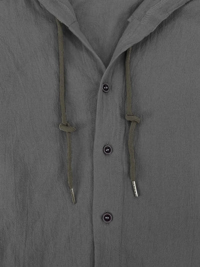 Men's Linen Shirt Solid Streetwear
