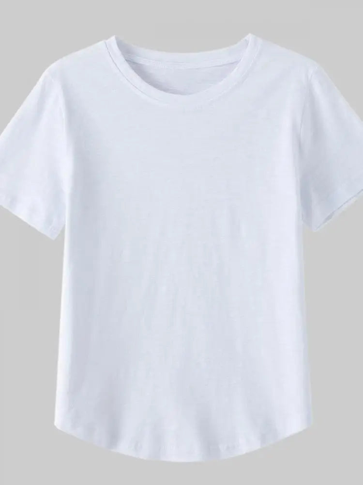 Oversized Summer T shirts for Women Casual Female Korean Streetwear Tees Unisex Basic Solid Young Cool Tops
