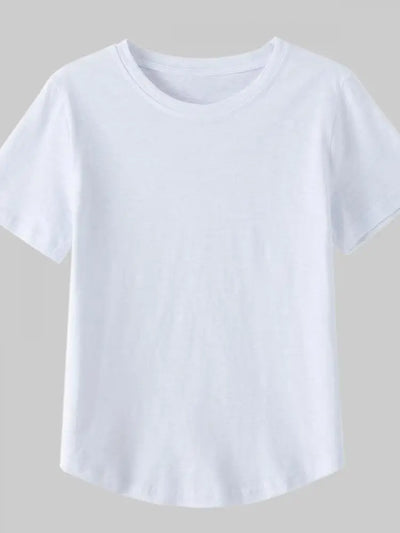Oversized Summer T shirts for Women Casual Female Korean Streetwear Tees Unisex Basic Solid Young Cool Tops