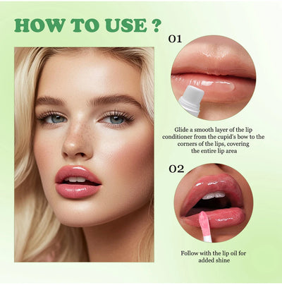 Lip Oil Lipstick Set Long Lasting Hydration Lightweight Texture Natural Lipgloss Lip Deeply Moisturizing Lip Makeup Cosmetics