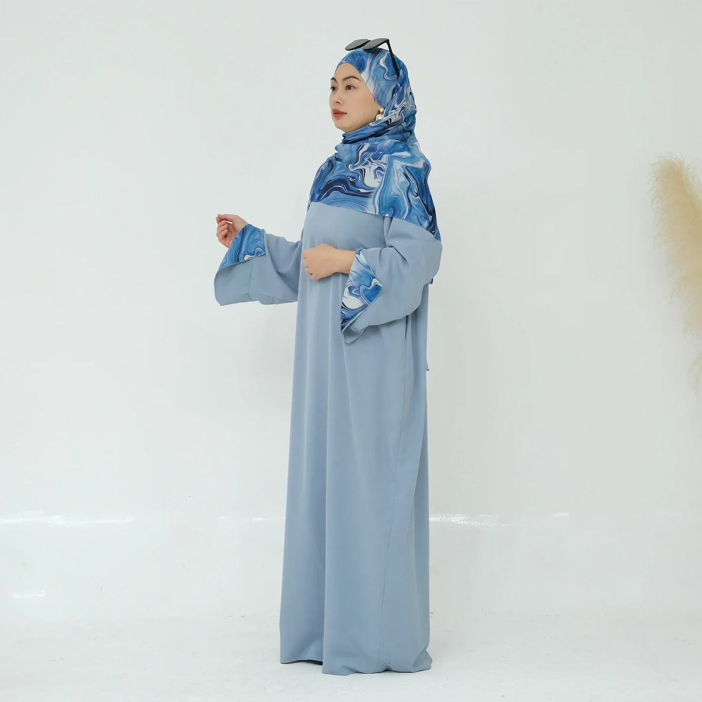 Muslim Maxi Dresses for Women Abaya Jalabiya Split Sleeve Eid Ramadan Morocco Dubai Kaftan Islam Vestidos Arab Long Robe 2025