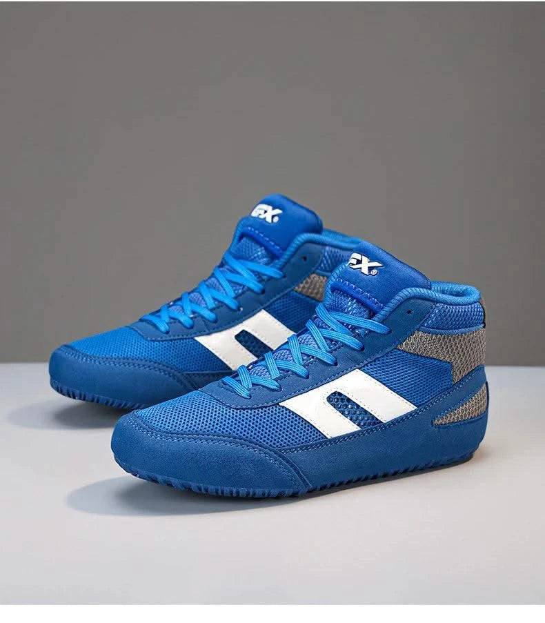 New Wrestling Shoe Fighting Boxing Wrestling Rubber Outsole Breathable Wear-resistant Shoes for Child Women Men Size 29-44