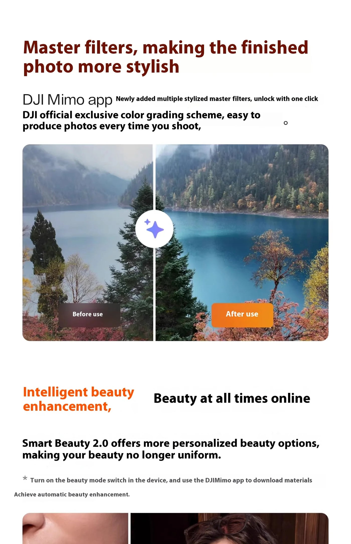 DJI Osmo Pocket 3 Handheld PTZ Smart Travel with An Inch Pocket PTZ Camera Handheld Vlog Camera Outdoorl Gifts