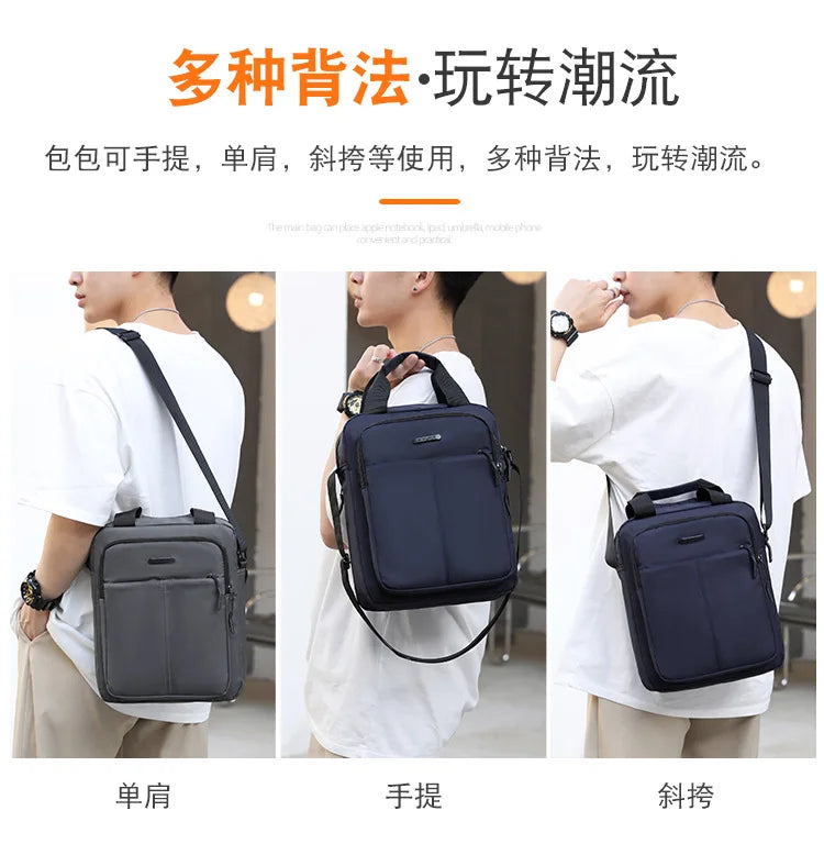 Men's High Capacity Hand Bags New Trendy Cool Men's Shoulder Bags Nylon Messenger Bags Travel Handbag Crossbody Bag Sling Bag