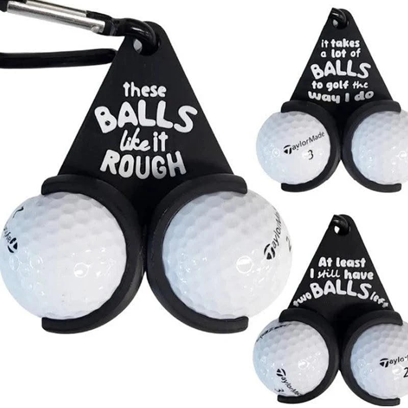 1PC DIY Accessories Mini Golf Ball Bag Funny Golf Ball Dispenser Easy Attachment To Bag Or Cart Portable Golf Ball Holder