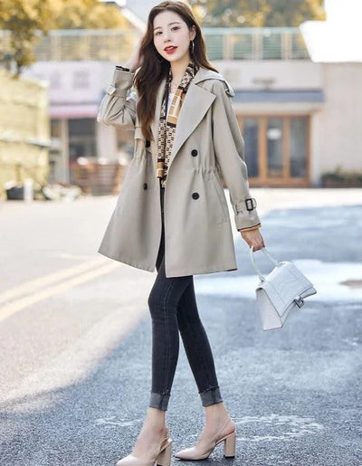 High Quality Women's Windbreaker Jackets  Coat Spring Autumn