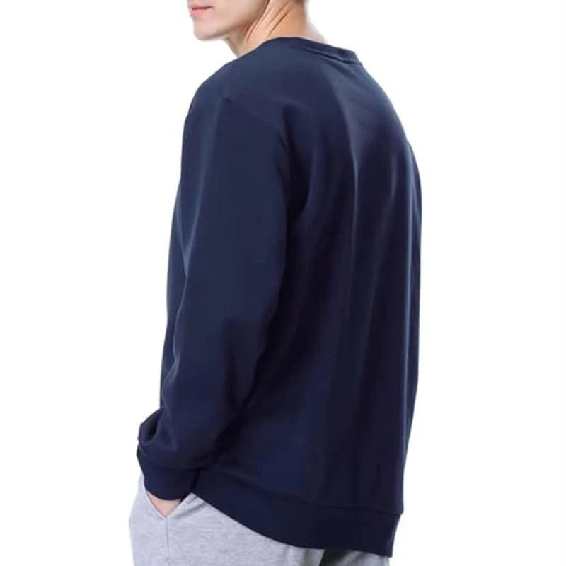 Basic Crewneck Sweatshirts for Men Women Comfy Pullover Tops Athletic