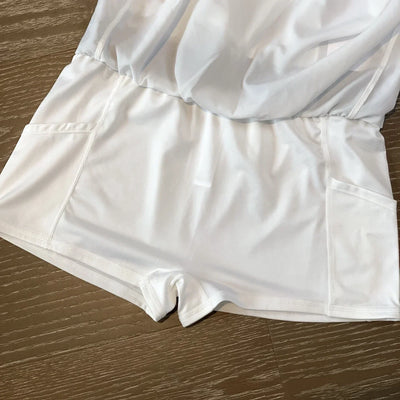 High Waisted Biker Shorts Women Summer Quick Drying Yoga Pants Skirt Loose Casual Sports Running Fitness Womens Wide Leg Shorts