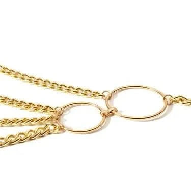 Designer Retro Tassel Chain  Metal Belt For Women| Punk Fringe Waist Dress Female |Silver Gold | Ladies