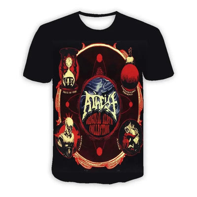 Atheist  Band  3D Printed  Casual Fashion T-shirts Hip Hop Tee Shirts Harajuku Styles Tops Fashion Clothing  for Women/men