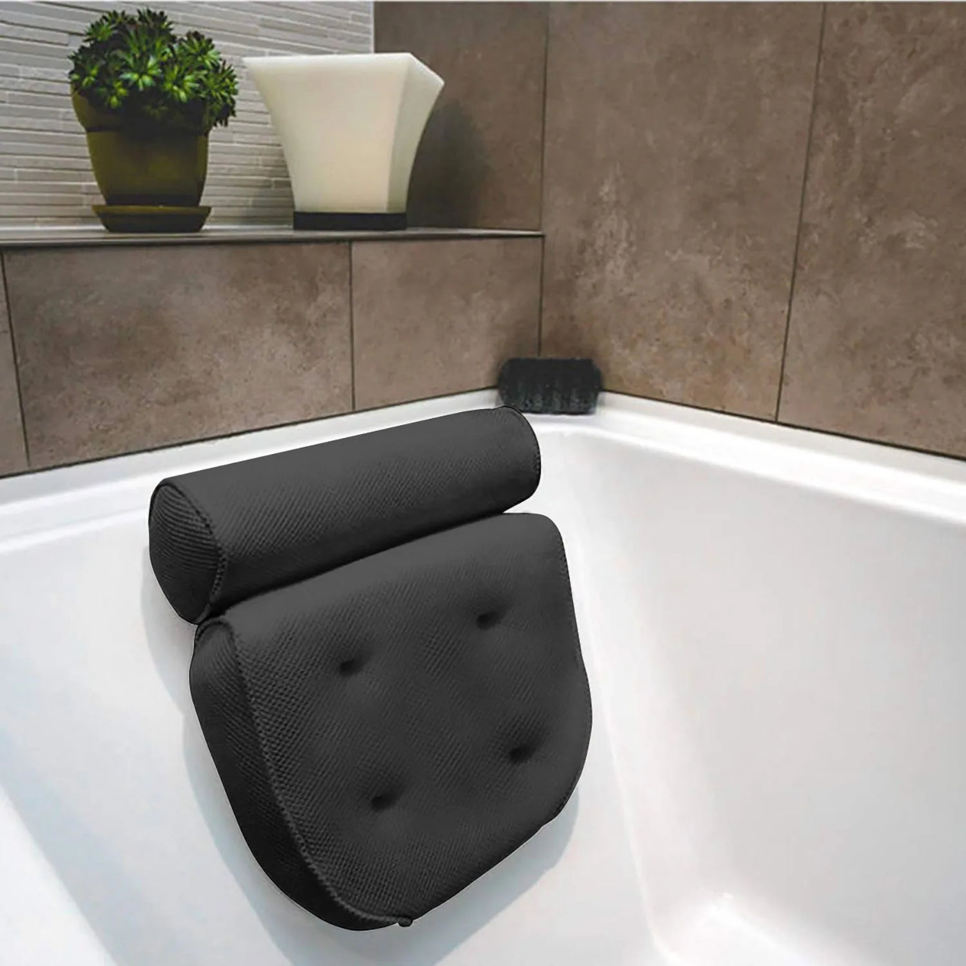Bathroom Pillows Bath Pillows Come with Head Neck Shoulder and Back Support That Super Thick and Soft for The Best Relaxation
