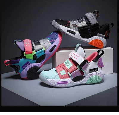 Children's Basketball Shoes For Boys Girls Non-slip Kids Sport Shoes Lightweight Outdoor Sneakers Trainers Footwear Comfortable
