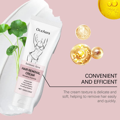 Intimate Areas Painless Hair Remover Cream Hair Growth Inhibitor Armpit Leg Permanent Depilatory Smooth Moisturizing Skin Care