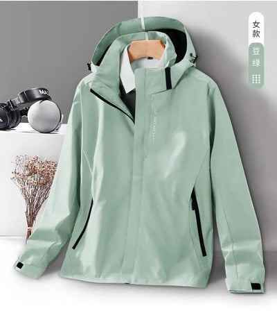Waterproof Windbreaker Jackets For Women Men Camping Climbing Outdoor Hiking Coats Spring Autumn Unisex Outerwear
