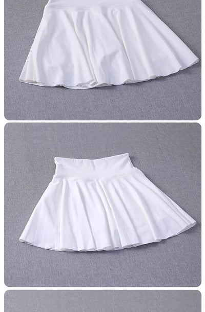 Yoga Wear Athletic Skorts Running Workout Sports Skirts High Waisted Pleated Tennis Skirt for Women