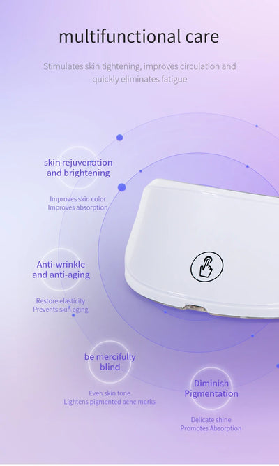 Neck LED Mask Photon Anti-Wrinkle Skin Tightening Neck Beauty Device Skin Care Brighten Rejuvenation Neck Wrinkle Remover