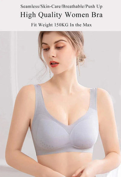Plus Size Bra 3XL 4XL Seamless Bralette Wire Free Bras For Women Underwear Lingerie Sleep Brassiere Breathable Ultra BH