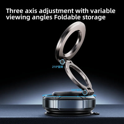 Magnetic Phone Holder Car Mount for MagSafe Enhanced Vacuum Suction Cup 360° Adjustable Cell Phone Accessorie for iPhone Android