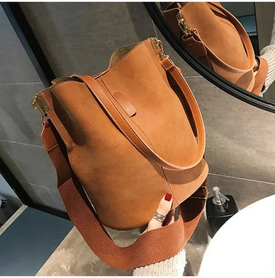 Designer Handbags Ladies Bucket Bag PU Leather Shoulder Large Capacity Crossbody Bags for Women High Quality New Tote Bag