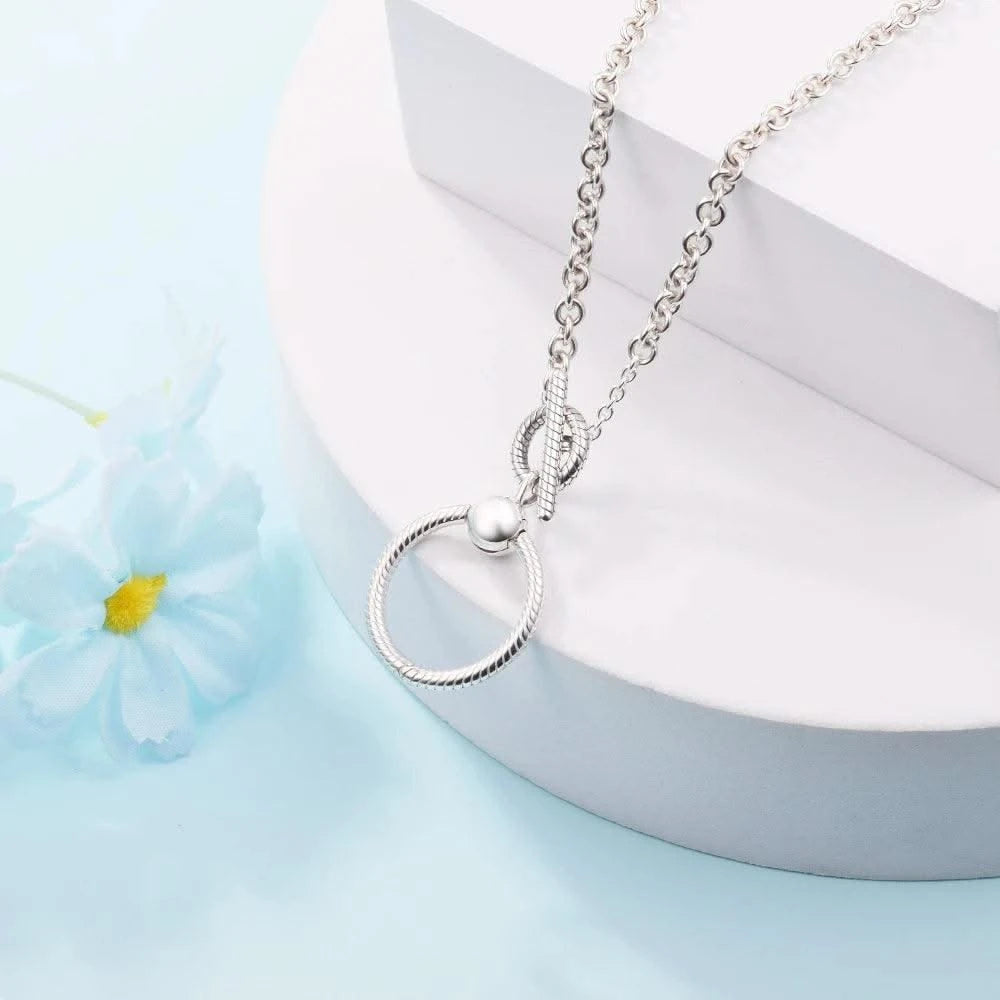 Fashion Necklaces for Women S925 New Sterling Silver Female Chain Necklaces, Jewellery