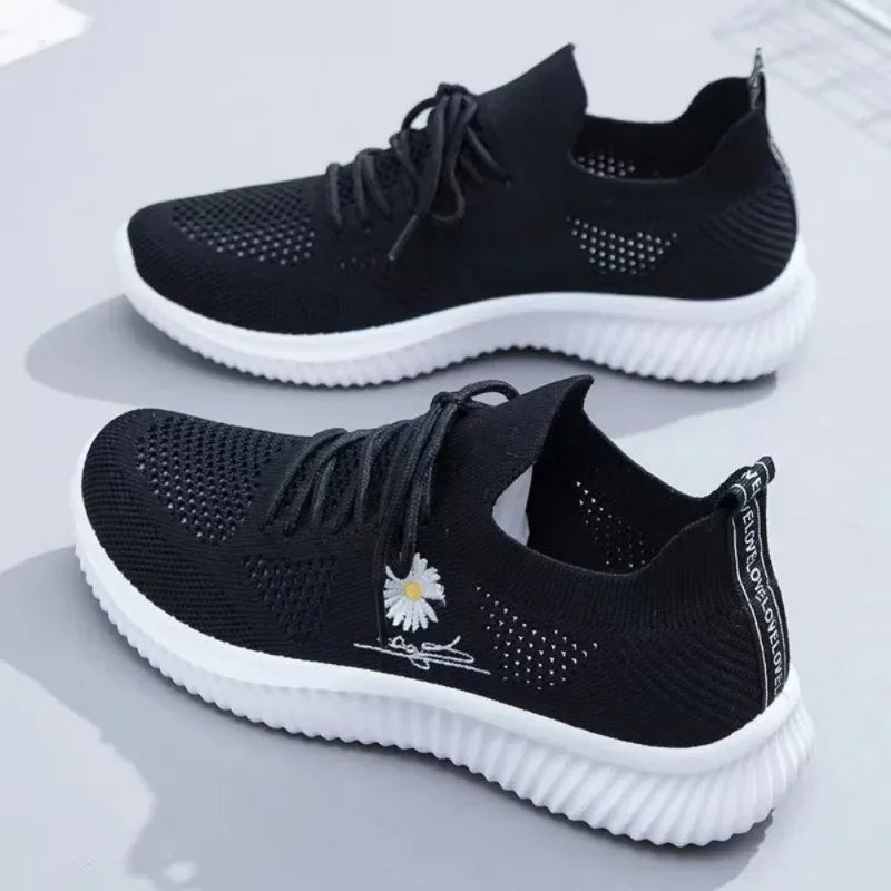 Women's Breathable Mesh Sneakers 2025,Lightweight Shock-Absorbing Athletic Shoes for Running/Walking,Comfortable Sports Footwear