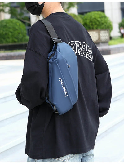 Men’s Fashion Crossbody Casual Bags Unisex Fashion Shoulder Bag Adjustable Strap Durable Daily Use Sling Bag