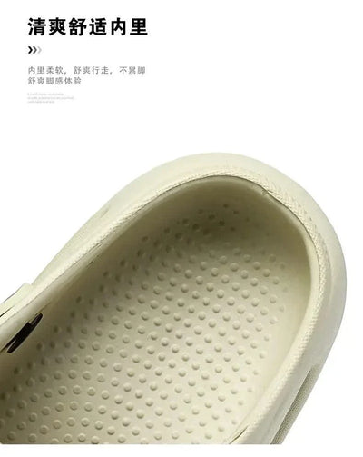 2025 New Men's Clogs Slippers Sandal Men Garden Shoes Flat Sandals Male Sneakers Outdoor Home Clogs Slides Men Summer Shoes - Elanique