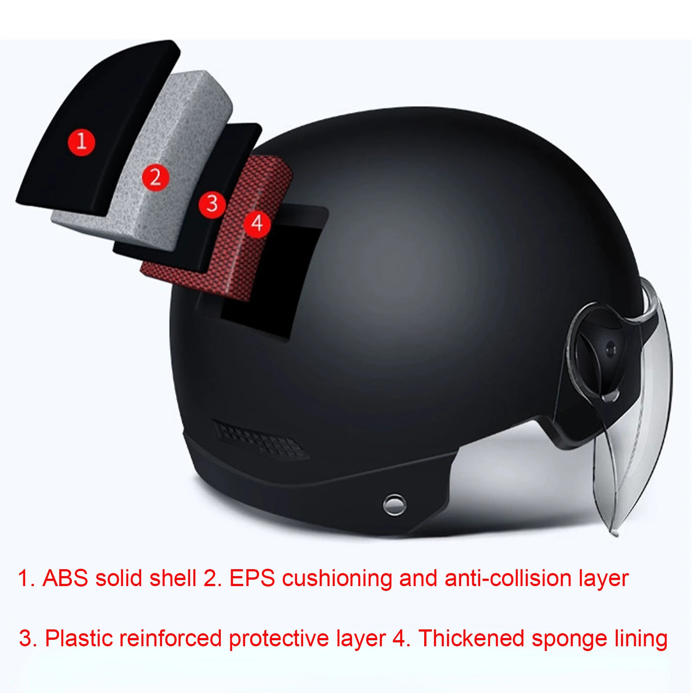 Motorcycle Helmet Bicycle Helmets for Men Women Adult Motorbike Scooter Helmet Ultralight Retro Scooter Hat Helmets Accessories