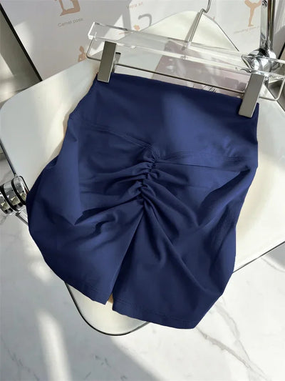 Women Yoga Shorts High Waist Workout Shorts Fitness Yoga Lift Butt Fitness Ladies Yoga Gym Running Short Pants Sportswear