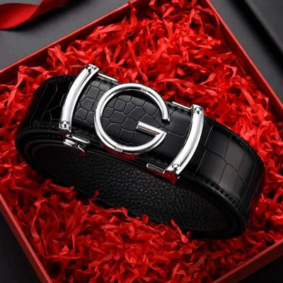 Designer Belts Men Fashion V Letter | Genuine Leather Belt Men | Classic Exquisite Waist Strap High Quality