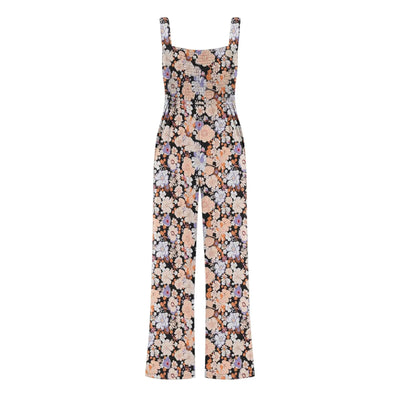 Summer Sexy Sling Jumpsuits Women'S Fashion Printed Loose Pencil Pants Casual Streetwear Elegant Party Female Spaghetti Rompers