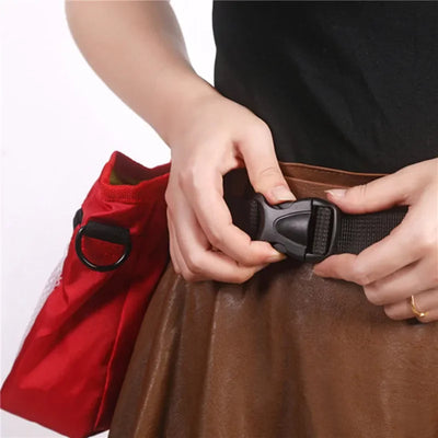 Pet Dog Puppy Training Treat Snack Pet Feed Pocket Pouch Multifunctional Pouch Food Crossbody Bag Pocket Dogwalking Waist Bag