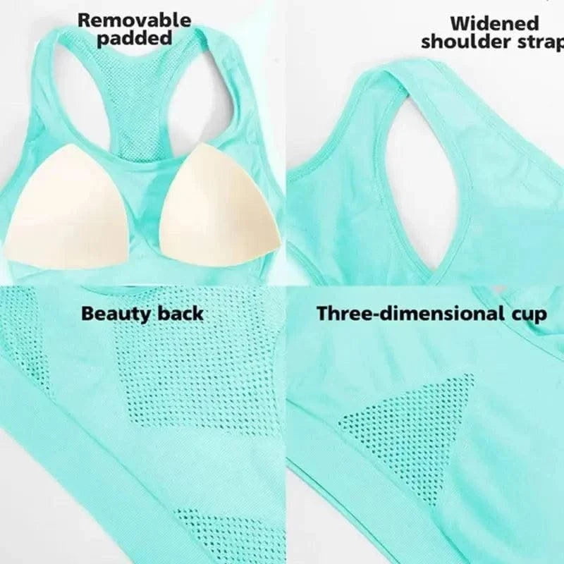 Women Breathable Yoga Sports Bra Activewear
