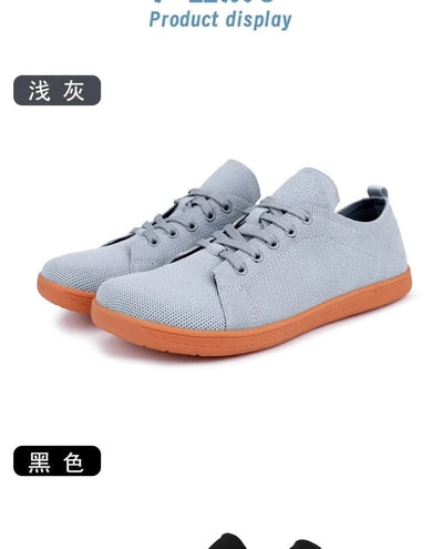 Wide Toe Barefoot Shoes Mens Womens Minimalist Walking Sneakers Shoes | Zero Drop Sole | Breathable Mesh
