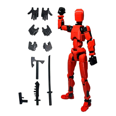 Multi-Jointed Action Figure Movable Shapeshift Robot 3D Printed Mannequin Dummy Figures Toys Kids Adults Parent-children Games