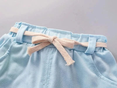 Children's Girls Clothes Summer New Baby Girl 1 2 3 4 Year Fashion Cute Vest Shorts 2Pcs/Sets Infant Outfits Kids Tracksuits