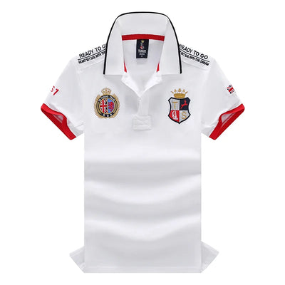 Great Designer Polo Shirts For Men New Switzerland Sport Golf Wear Tshirt Solid Cotton Embroidery Reviews Many Men's Clothes
