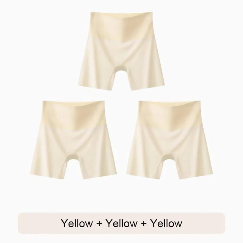 Female Boxer Shorts Plus Size Shorts Ice Silk Underwear for Women Women Seamless Panties Safety Short Pants Woman Girdle Brief