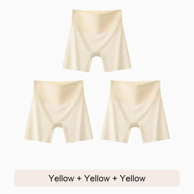 Female Boxer Shorts Plus Size Shorts Ice Silk Underwear for Women Women Seamless Panties Safety Short Pants Woman Girdle Brief